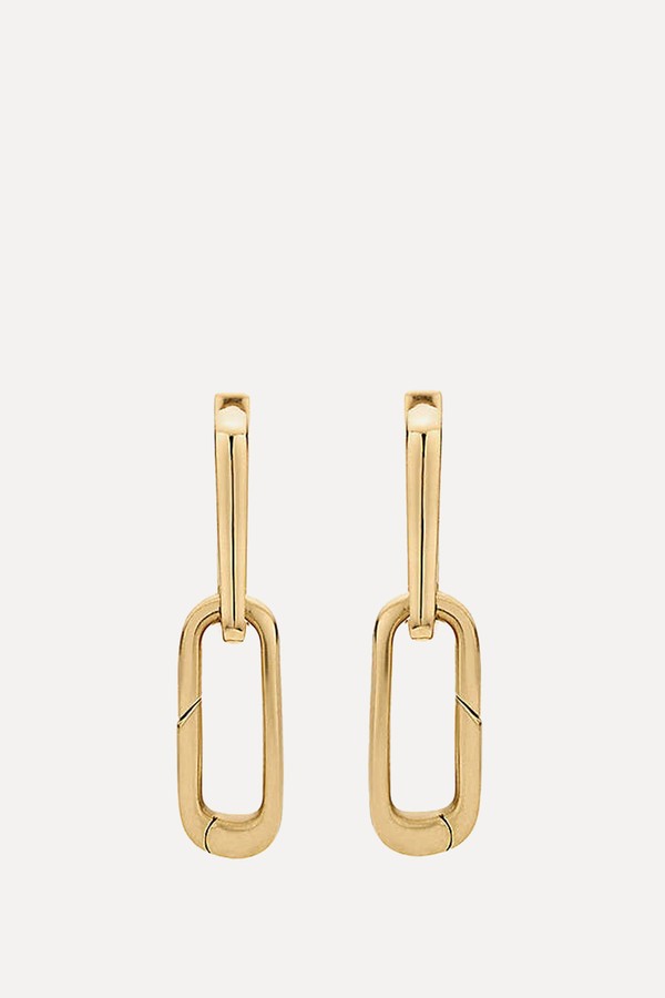 Alta Cap Charm Link Earrings from Monica Vinader