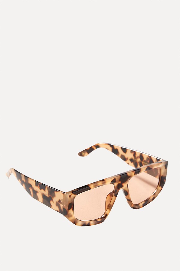 Angular Tortoise Aviator Sunglasses from Anthropologie