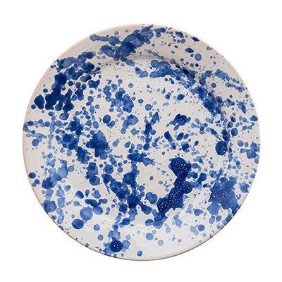Blue Speckled Ceramic Medium Plate from Penny Morrison
