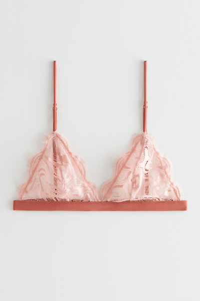 Abstract Lace Soft Bra from & Other Stories