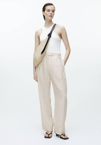 High Waist Linen Trousers from Arket