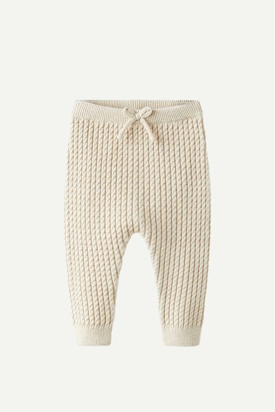 Cable-Knit Leggings from Zara