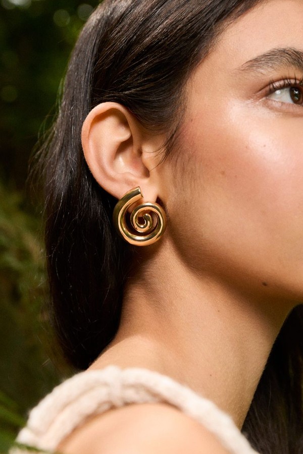 Pack Of Spiral Teardrop Earrings from Pull & Bear