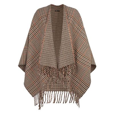 Wool-Blend Poncho from Maje