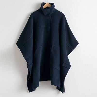 Wool Blend Workwear Cape from & Other Stories