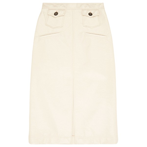 Cream Pencil Skirt from Alexa Chung