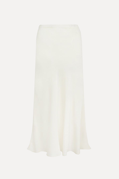 Luna Satin Slip Skirt from Ghost