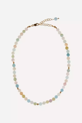 Candy Rainbow Bubble Bead Strand Necklace from Aurum + Grey