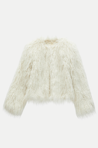 Rachel Faux Fur Jacket from Hush