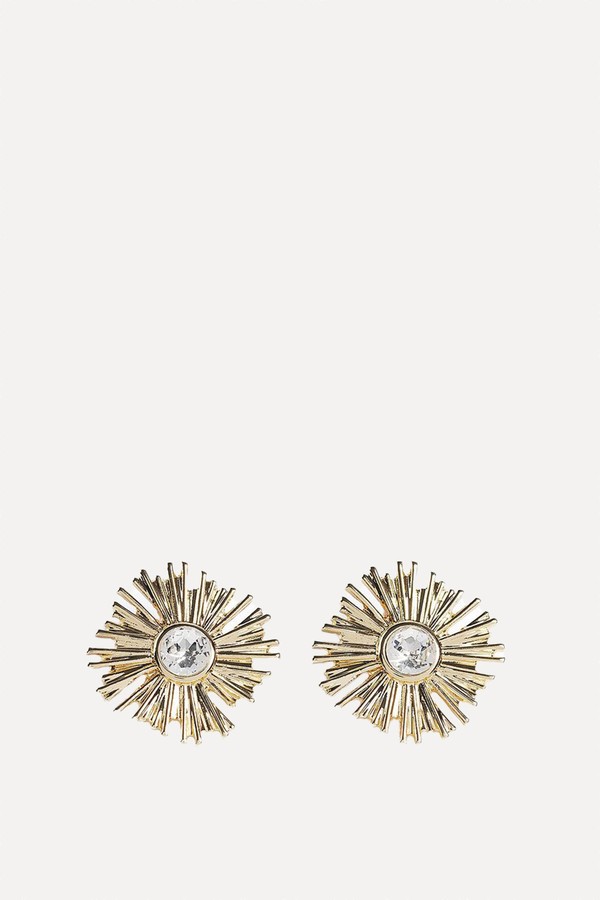 Gold Detail Earrings from Na-kd