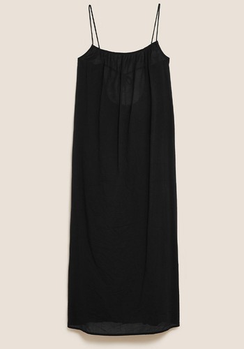 Pure Cotton Midi Slip Dress