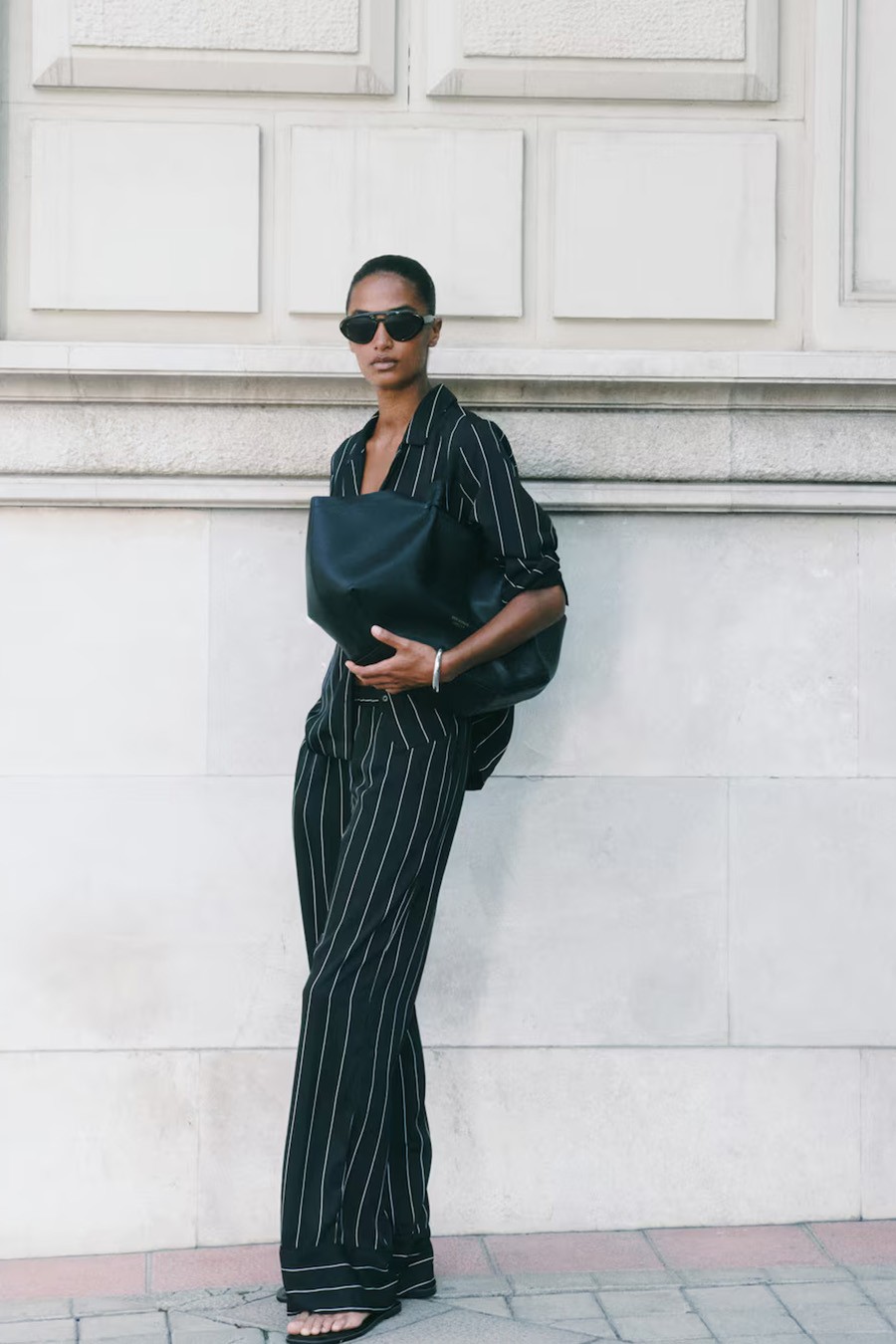 Loose-Fit Twill Trousers from H&M