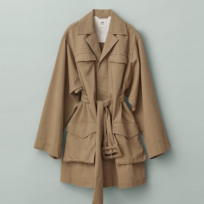 Cotton Canvas Coat