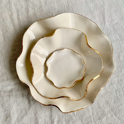 Porcelain Wave Bowls from Joanna Ling