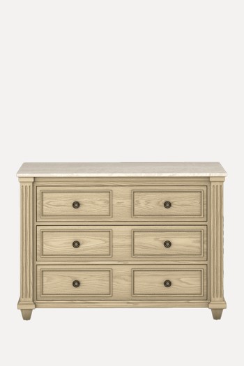 Castleton Chest Of Drawers - Bleached Oak from Oka