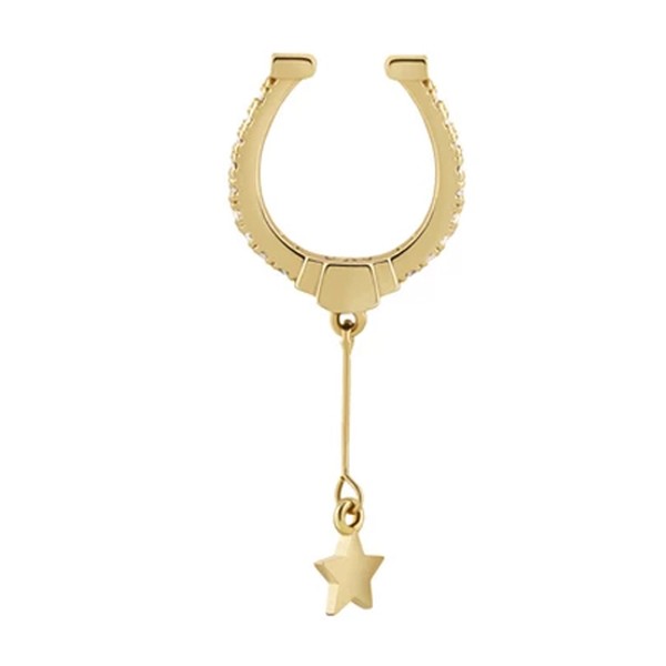 Horseshoe Ear Cuff in Gold