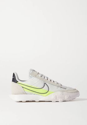 Waffle Racer 2X Rubber-Trimmed Ripstop And Suede Sneakers from Nike