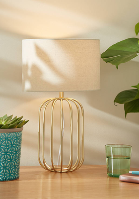Wire Frame Table Lamp