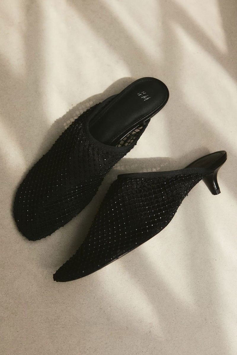 Heeled Mesh Mules from H&M