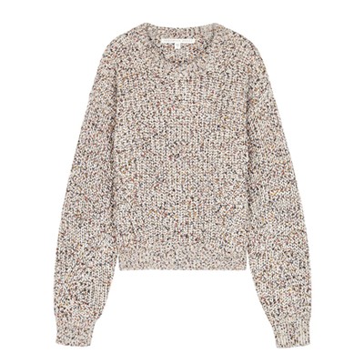 Rye Flecked Cotton Jumper from Veronica Beard