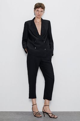 Double Breasted Buttoned Blazer from Zara
