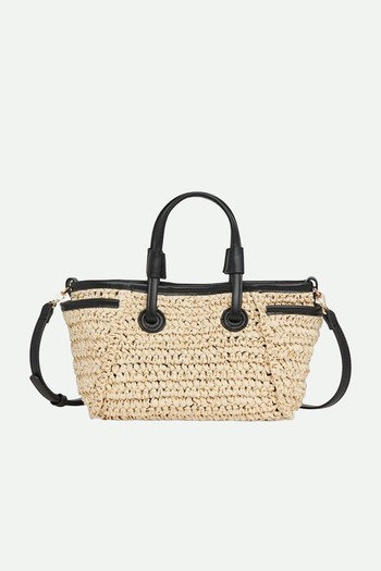 Aylin Mini Straw Tote Bag 