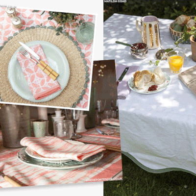 Set The Scene With A Beautiful Tablecloth 