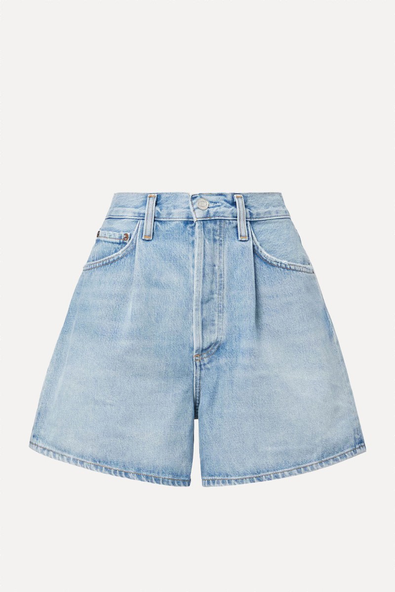 Rhoda High-Rise Denim Shorts from Agolde