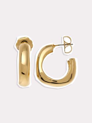 18ct Gold Plated Hoop Earrings, £14.99 