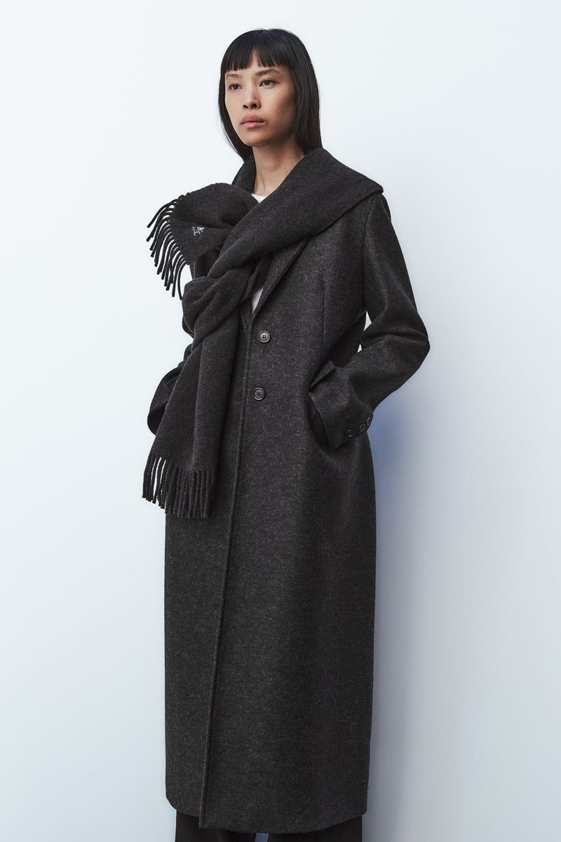 Fitted Wool Coat from Zara