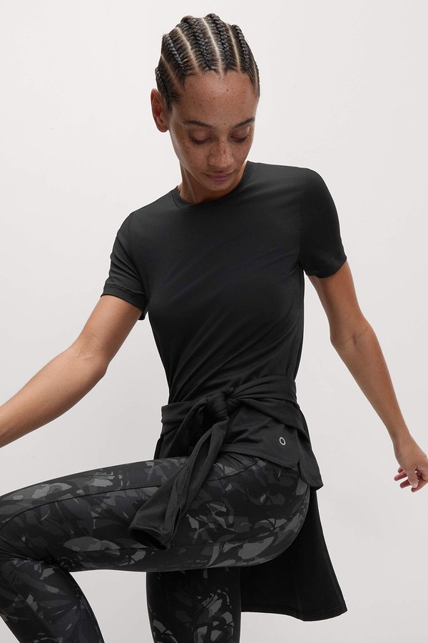 Scoop Neck Fitted T-Shirt