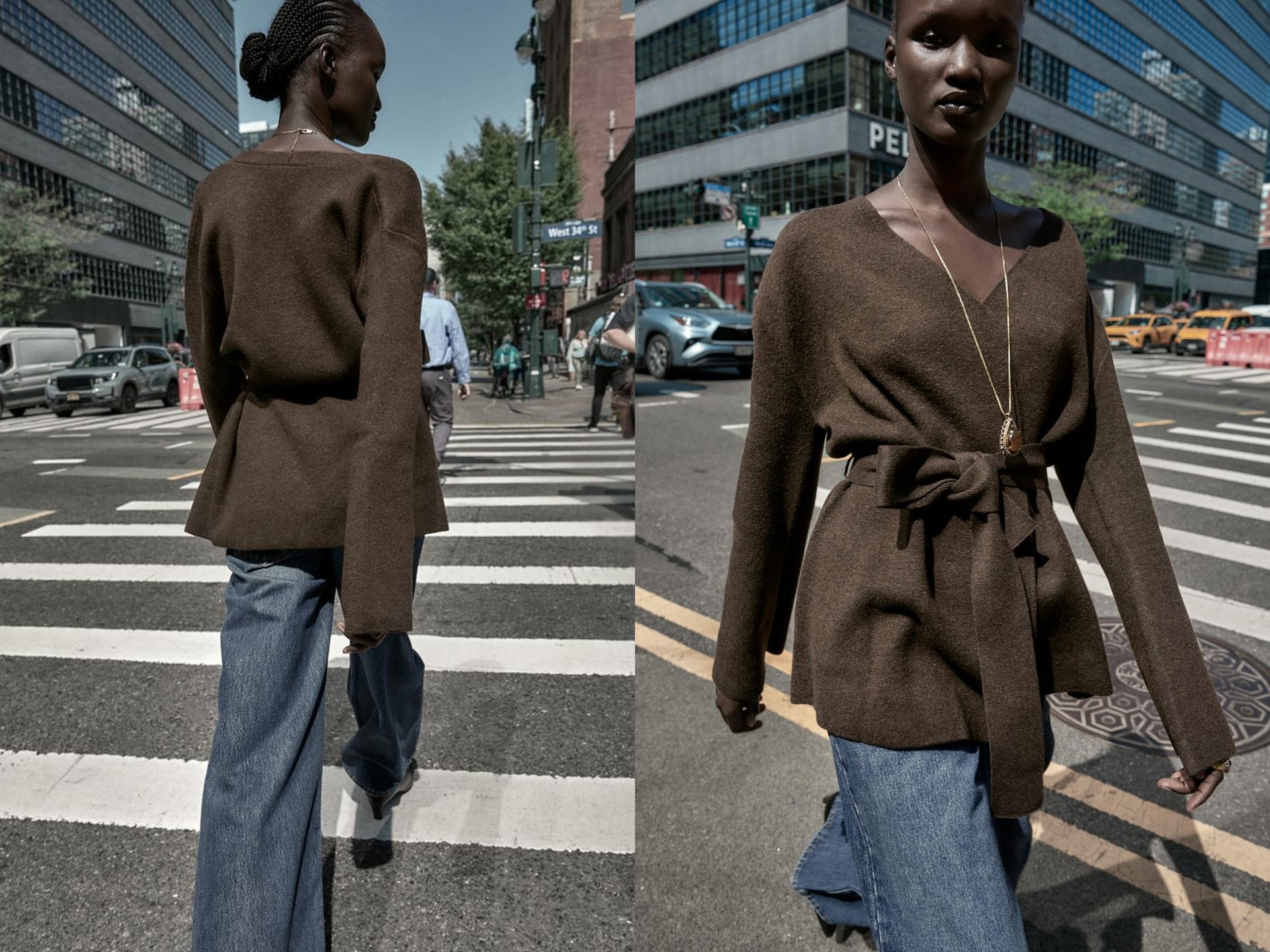 Belted Knit Cardigan