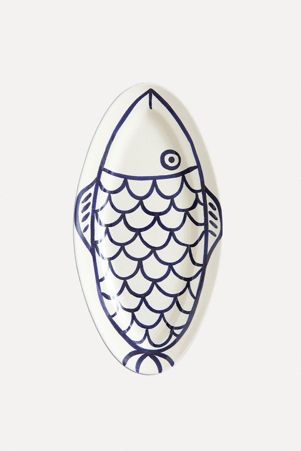 Hand-Painted Terracotta Serving Plate from H&M