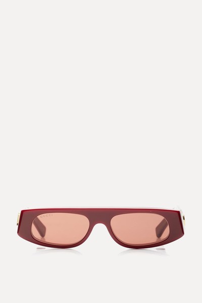 Geometric Shaped Frame Sunglasses from Gucci