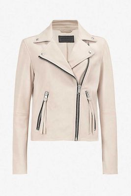 Dalby Leather Biker Jacket from All Saints