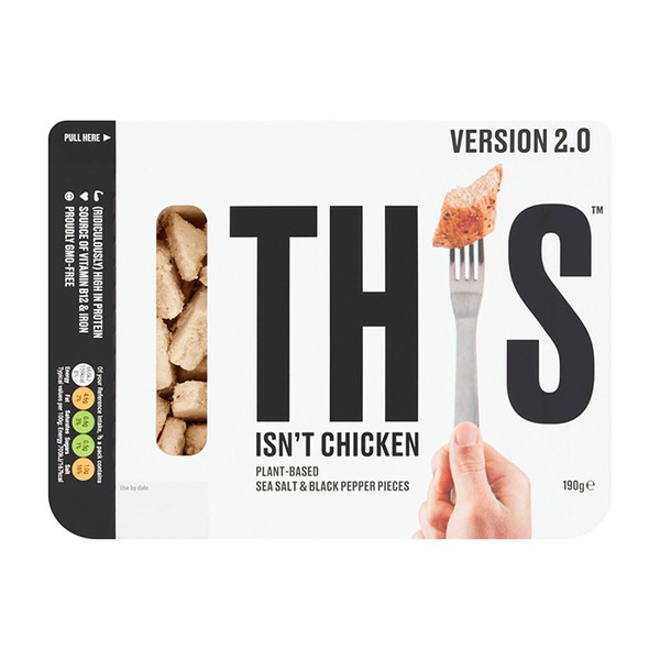 Plant-Based Sea Salt & Black Pepper Pieces from THIS Isn't Chicken