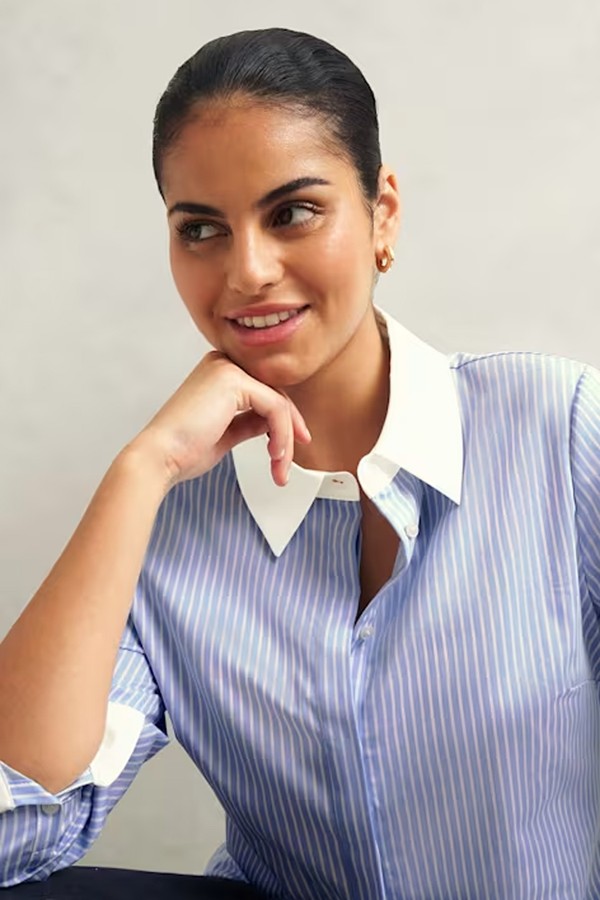 Victoria Cotton Blend Shirt