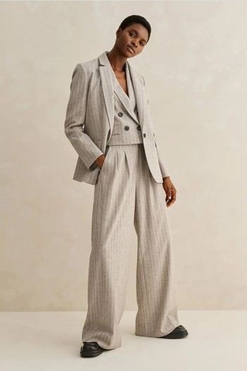 Three Piece Wide Leg Trousers, £825 | ME+EM