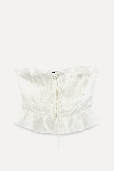 Ruffled Linen Top from Zara