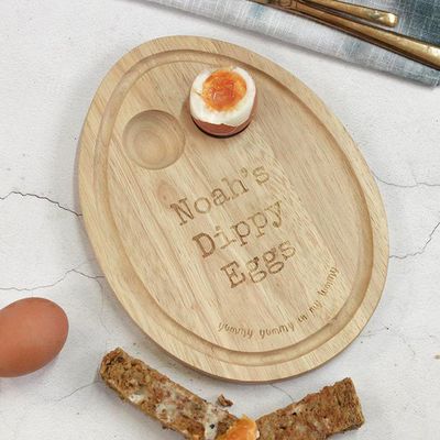 Personalised Egg Breakfast Board from Rocket & Fox