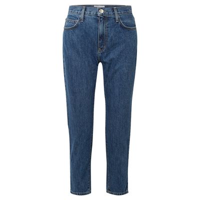 Cropped High-rise Slim-leg Jeans from Current Elliott