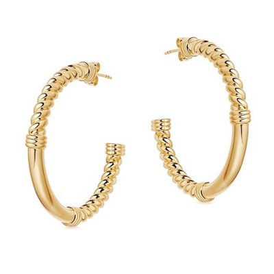 Small Cord Hoops from Missoma