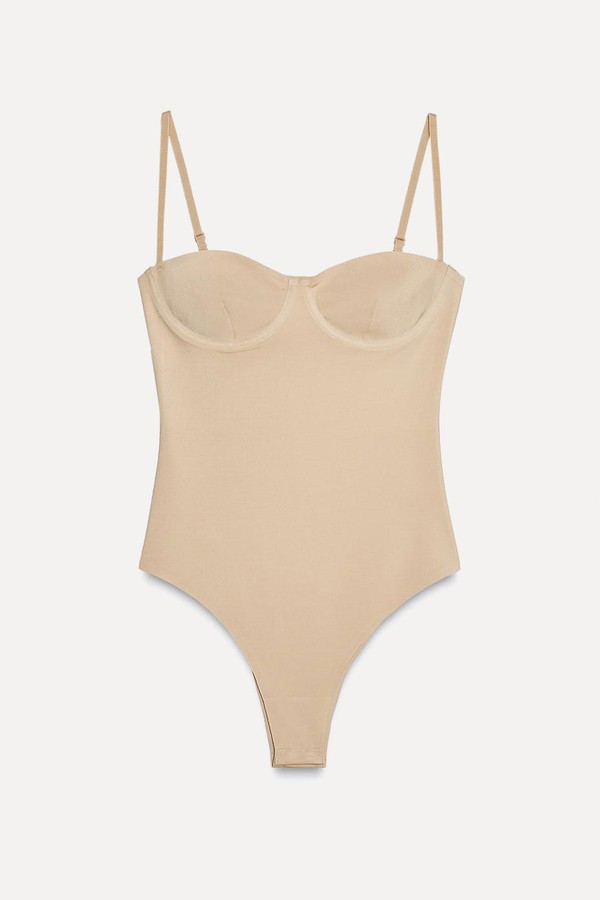 Satin Camisole Bodysuit from Zara