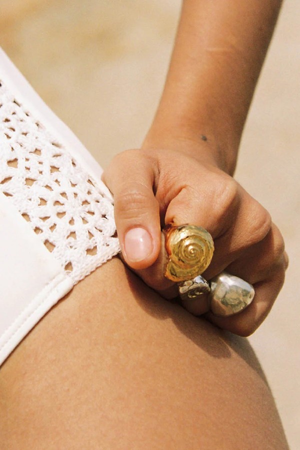 Concha Gold Ring from Alhaja Cult Store