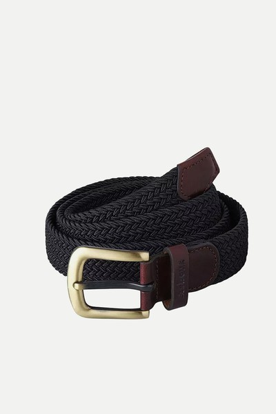 Webbing Leather Trim Belt  from Barbour 