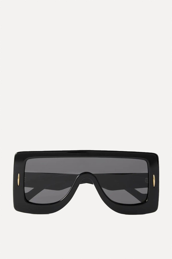 Oversized D-Frame Acetate Sunglasses from Loewe
