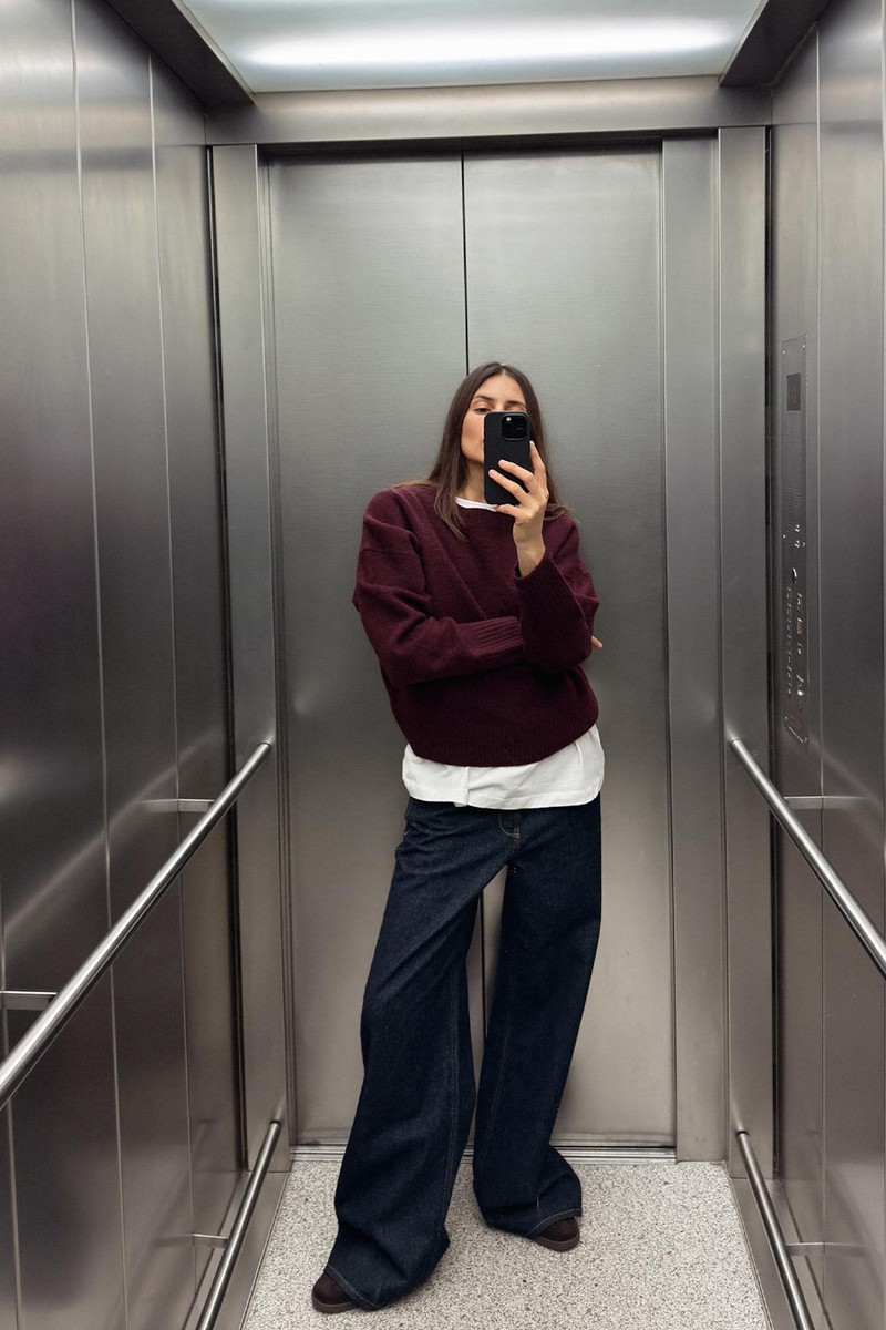 Soft Plain Knit Sweater from Zara