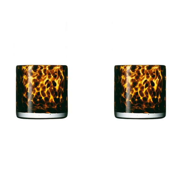 Small Tortoiseshell Candle Holder  from OKA