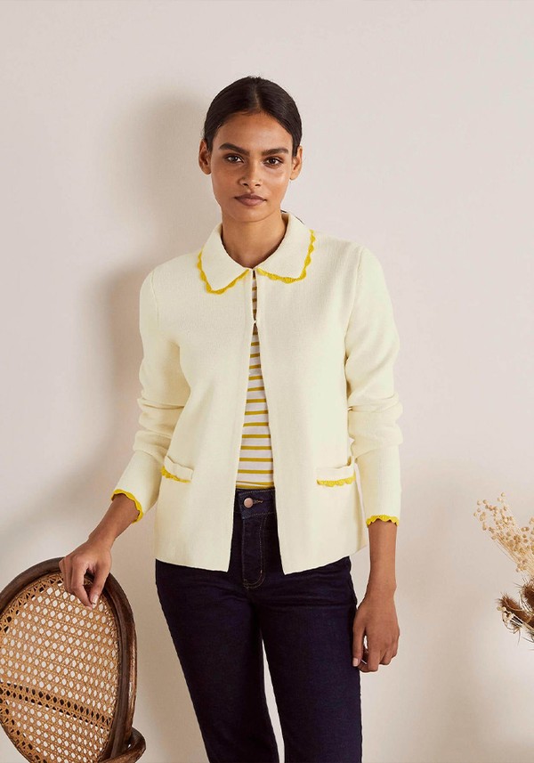 Carlisle Scallop Cardigan, £95 | Boden