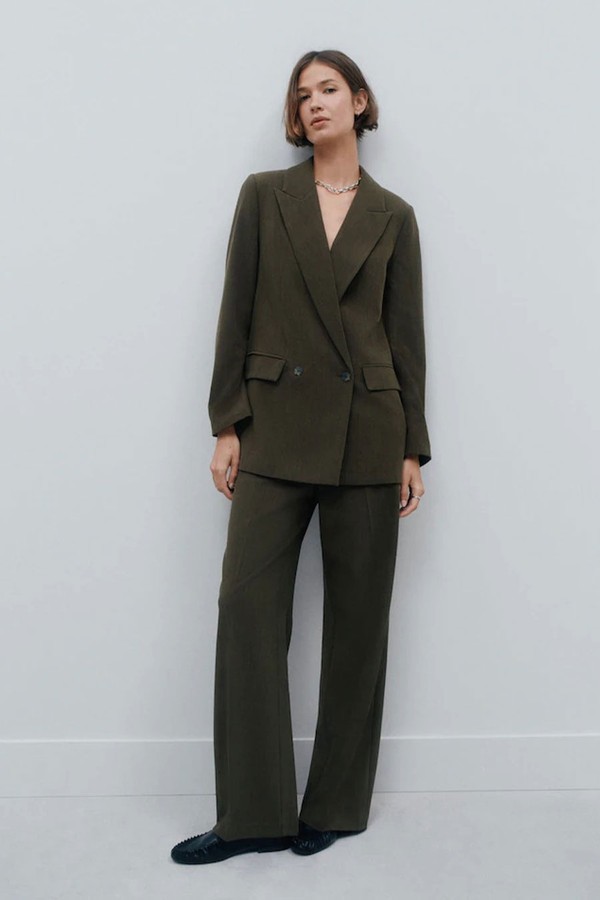 Relaxed Crosshatch Blazer from Next